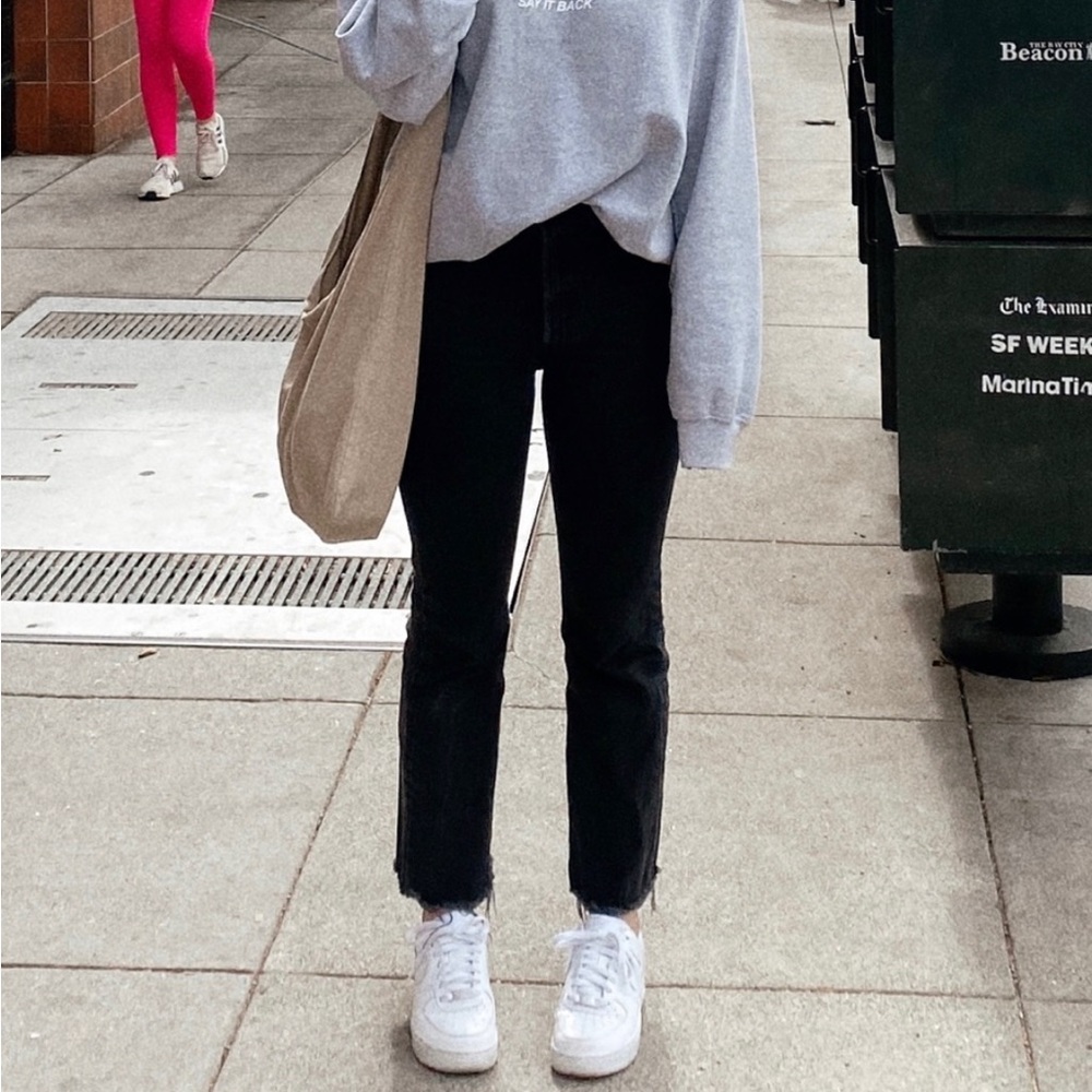 Levi’s Wedgie Straight Cropped Jeans